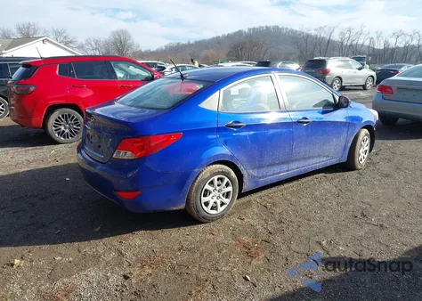 2012 Hyundai Accent Gls из США, поврежденный, VIN KMHCT4AE6CU039884